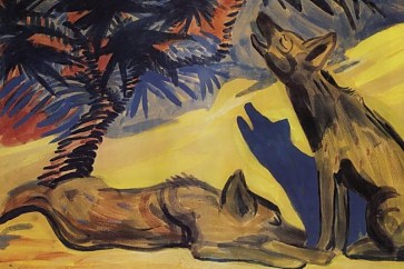Hyenas - Martiros Saryan, 1909