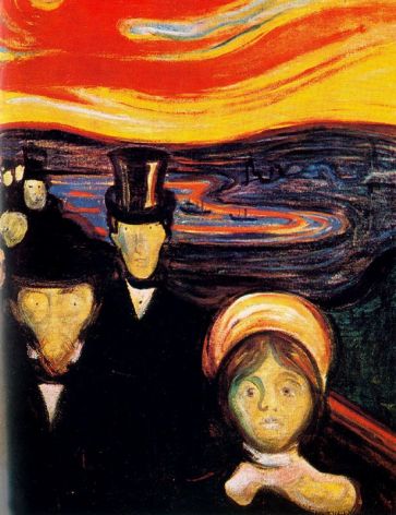Anxiety - Edvard Munch, 1894