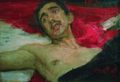 Wounded Man - Ilya Repin, 1913