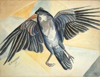 Study of a Dead Crow - Marevna (Marie Vorobiev), 1955