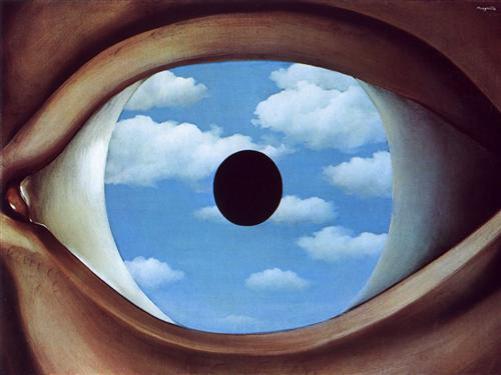 The False Mirror - Rene Magritte, 1928