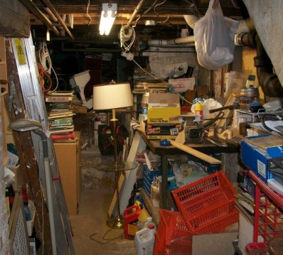Clutter in Basement - Tomwsulcer, 2011