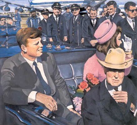 Kennedy Motorcade - Audrey Flack, 1964