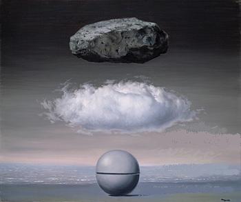 The Familiar World - Rene Magritte, 1958