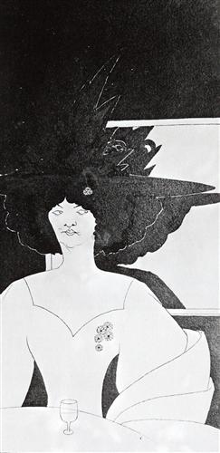 Waiting - Aubrey Beardsley, 1893